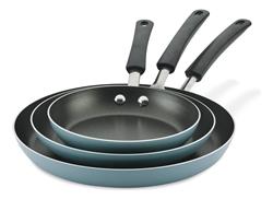 Set 3 Sartenes Farberware 22072 20/24/30cm Antiadherent Azul Azul