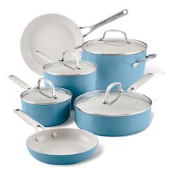 Batería Cocina Kitchenaid Antiadherente Cerámico 10 Piezas