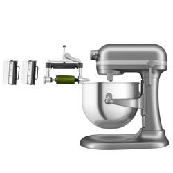 COMBO BATIDORA PLANETARIA KITCHENAID 6,6 LTS 11 VEL GRIS KSM70SKXRCU + ACCESORIO KITCHENAID CORTADOR