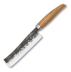 Cuchillo Usuba Acero Inoxidable Takumi 18cm 3 Claveles Color Marrón