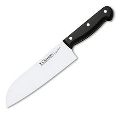 CUCHILLO UNIBLOCK SANTOKU LISO 18 CM 3 CLAVELES