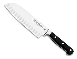 CUCHILLO BAVARIA FORJADO SANTOKU 18 CM 3 CLAVELES	