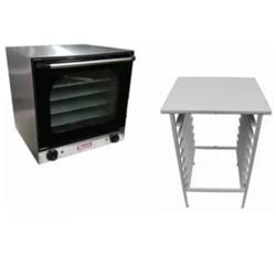 Combo Horno Convector Electrico Moretti 44x32cm + 