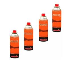 Pack 4 Cartuchos De Gas Butano Brogas 227 Grs