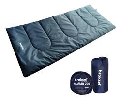 Bolsa De Dormir Broksol Alamo 200 Color Azul 180 X 75 Cm Azul
