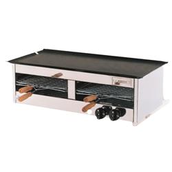 CARLITERO DOBLE AC. MATE CON PLANCHA 100X48X28CM C