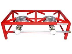 Anafe Industrial Foco 2 Hornalla 20000 Cal Caño Rojo 11622/2 Rojo