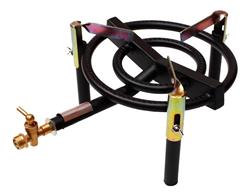Anafe Quemador Foco 26 Cm 7400 Cal Paellero Disco Wok Negro