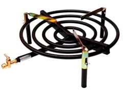 Anafe Quemador Premium 47cm 12100cal Foco Paellero Disco Wok Negro