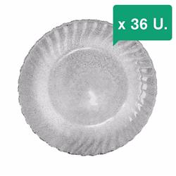 Plato Rigolleau Hondo Vidrio Venezia 22cm Set X 36 Unidades