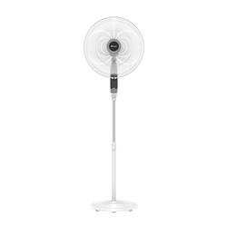 Ventilador Pie Borgen 18 80w Control Remoto Aspas Acrilicas - 45.72 Cm - Blanco - Acrílico - 3