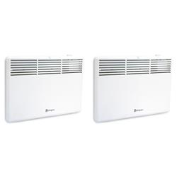 SET X 2 CALEFACTOR CONVECTOR BLANCO BORGEN 1200W BOR-CON1200