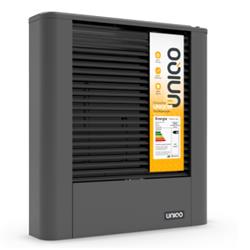 Calefactor Uniqo 3500 Tb Uniqo35 Salida Concentrica Gris Oscuro