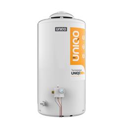 Termotanque A Gas 80 Lts Uniqo Recuperación Simultanea Blanco