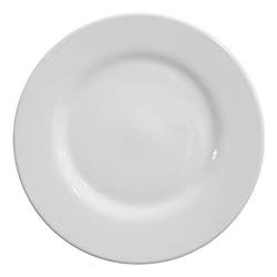 Set X 6 Platos De Postre Porcelana Tsuji 1100 20cm Ala Ancha Blanco Plato Postre
