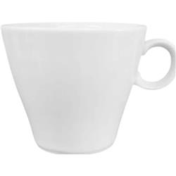 Set 6 Tazas Para Café Porcelana Tsuji 1100 Ala Ancha Blanco Taza Cafe