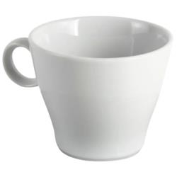 Set 6 Tazas De Té Conicas Porcelana Tsuji 1600 Blanco Taza De Té