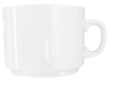 Taza Desayuno Porcelana Tsuji 450 Recta Iguazu Caja X 24