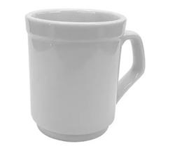 Jarrito Americano Porcelana Tsuji Recta 450 Taza Caja X 24 Blanco
