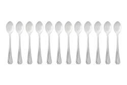 Set X 12 Cuchara Café Otten Ambar Acero Inoxidable Plateado