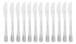 Set X 12 Cuchillo Postre Otten Ambar Acero Inoxidable Plateado