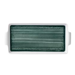 Bandeja Rectangular Porcelana Schmidt Linea Esfera 27 Cm