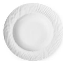 Set X 6 Plato Hondo Porcelana Germer Dunas 24 Cm Blanco Dunas