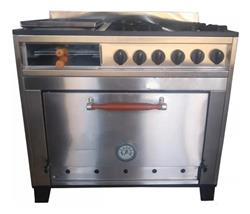 Cocina Industrial 4 Hornallas Eg Enrique Garcia Con Plancha Carlitero Horno Pizzero