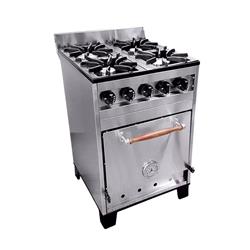 Cocina Industrial Eg 4 H 57 Cm Acero Inox Horno Pastelero Color Plateado