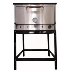 Horno Pizzero 6 Moldes Acero Inox Premium