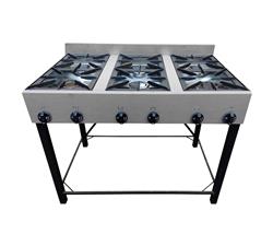 Anafe Industrial Eg 6 Hornallas 112cm Fundicion Acero Inox