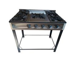 ANAFE 5 HORNALLAS FEUDAL CON BASE 93X60CM 