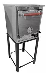 HORNO PASTELERO 3 MOLDES AC. INOX C/VAL.SEG. 