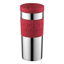 JARRO MUG TRAVEL BODUM ACERO INOX 350 ML ROJO