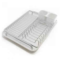 Secaplatos De Aluminio Home Concept 32 Cm X 44 Cm Color Blanco