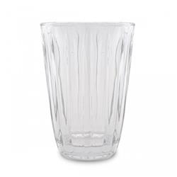 Set De 6 Vasos De Vidrio Prensado Labrado Verona