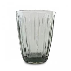 Set X6 Vaso Vidrio Labrado Verona 280ml W990 Color Gris