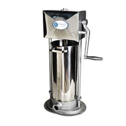 Embutidora Vertical 15 Lts Fineschi Acero Inox Con 3 Embudos