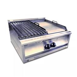 Parrilla Hamburguesera Bifera Fornax Par80com 80x78cm Plateado