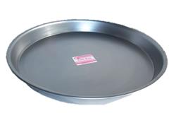 Pizzera Chapa Pesada 32 Cm Casa Rojo Gastronomía Hogar Plateado
