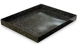 Asadera Enlozada 35 X 45 X 2cm Gastronomica Casa Rojo Negro
