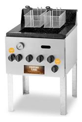 Freidora Turbo 30 Litros Multigas Danda Acero Inox. F30t Plata