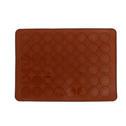 Placa Molde De Silicona Para 48 Macarrones Plancha 28,5x38,5 Marrón