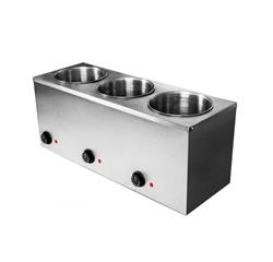 Mantenedor De Salsas Caliente 3 Cilindros De 4 Lts