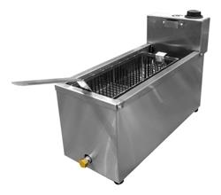 Freidora Electrica Industrial Colucci 7 Litros Automatica Plateado