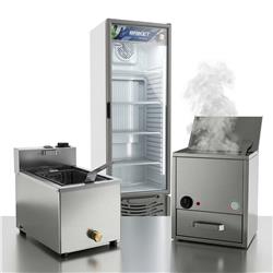 PANCHERA CON MANTENEDOR DE PANES COLUCCI 1044C +  HELADERA EXHIBIDORA VERTICAL MASTER 4300 410LTS 20