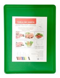 TABLA DE CORTE 30X40 CM VERDE VIESTI