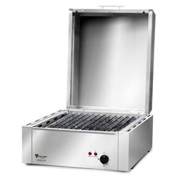 Parrilla Electrica Cook And Food Nogal 53cm Acero Inox. Tapa Plateado