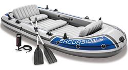 Bote Gomón Inflable Intex Excursion 5 Set + Accesorios
