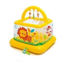 Corralito Bebe Inflable Intex Baby Gym 117x117cm Cuadrado